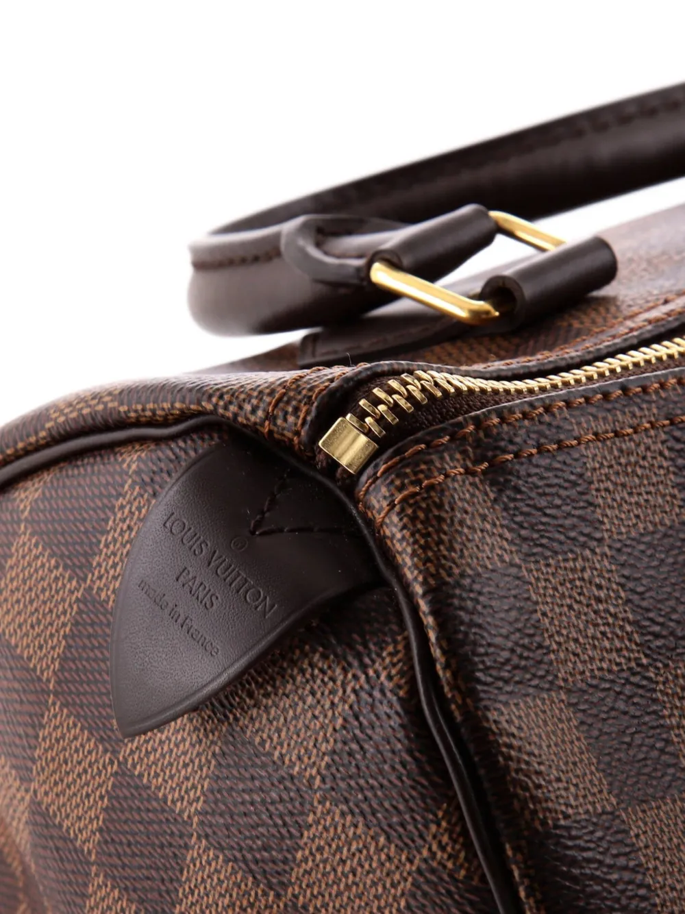 LOUIS VUITTON Pre-owned Speedy Bandouliere Bag Damier 25 Satchel In Brown