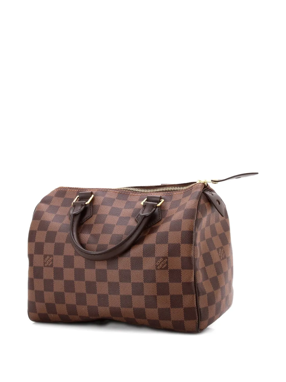 LOUIS VUITTON Pre-owned Speedy Bandouliere Bag Damier 25 Satchel In Brown