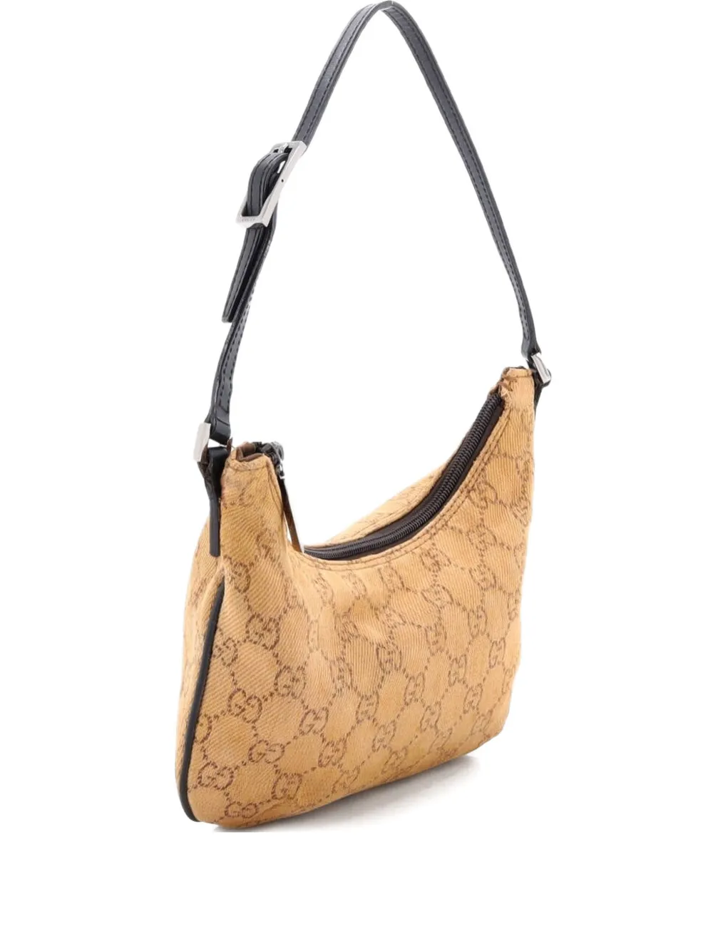 Gucci Pre-Owned Vintage Pochette Shoulder Bag GG Canvas Small hobo bag - Marrone