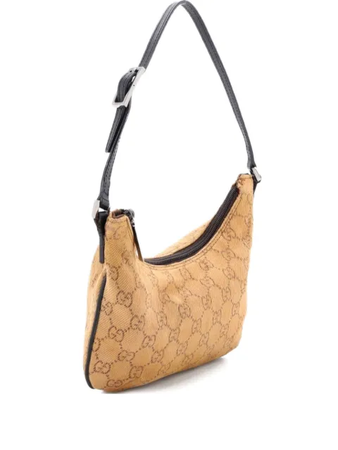 Gucci Pre-Owned Vintage Pochette Shoulder Bag GG Canvas Small hobo bag