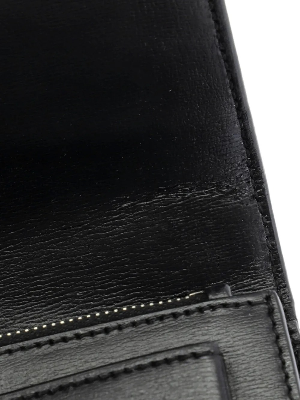 Pre-owned Saint Laurent Sunset Leather Small Crossbody Bag In Black