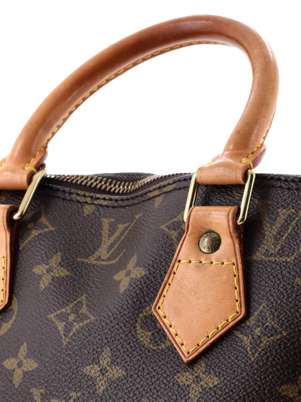 Vintage Alma Handbag Monogram Canvas Pm Satchel