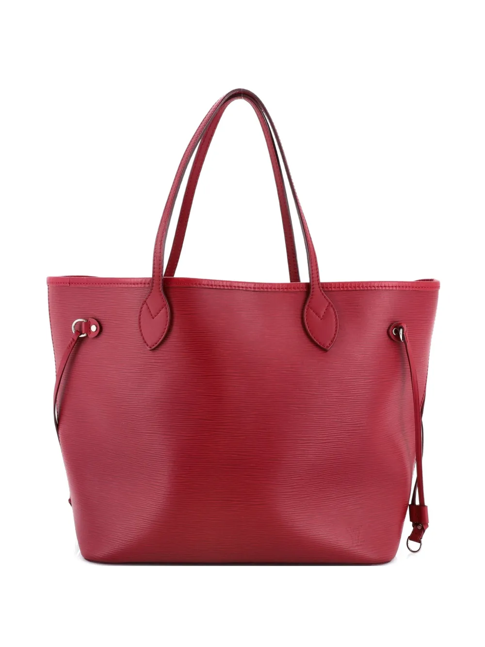 Pre-owned Louis Vuitton Neverfull Epi Leather Mm Tote Bag In Red