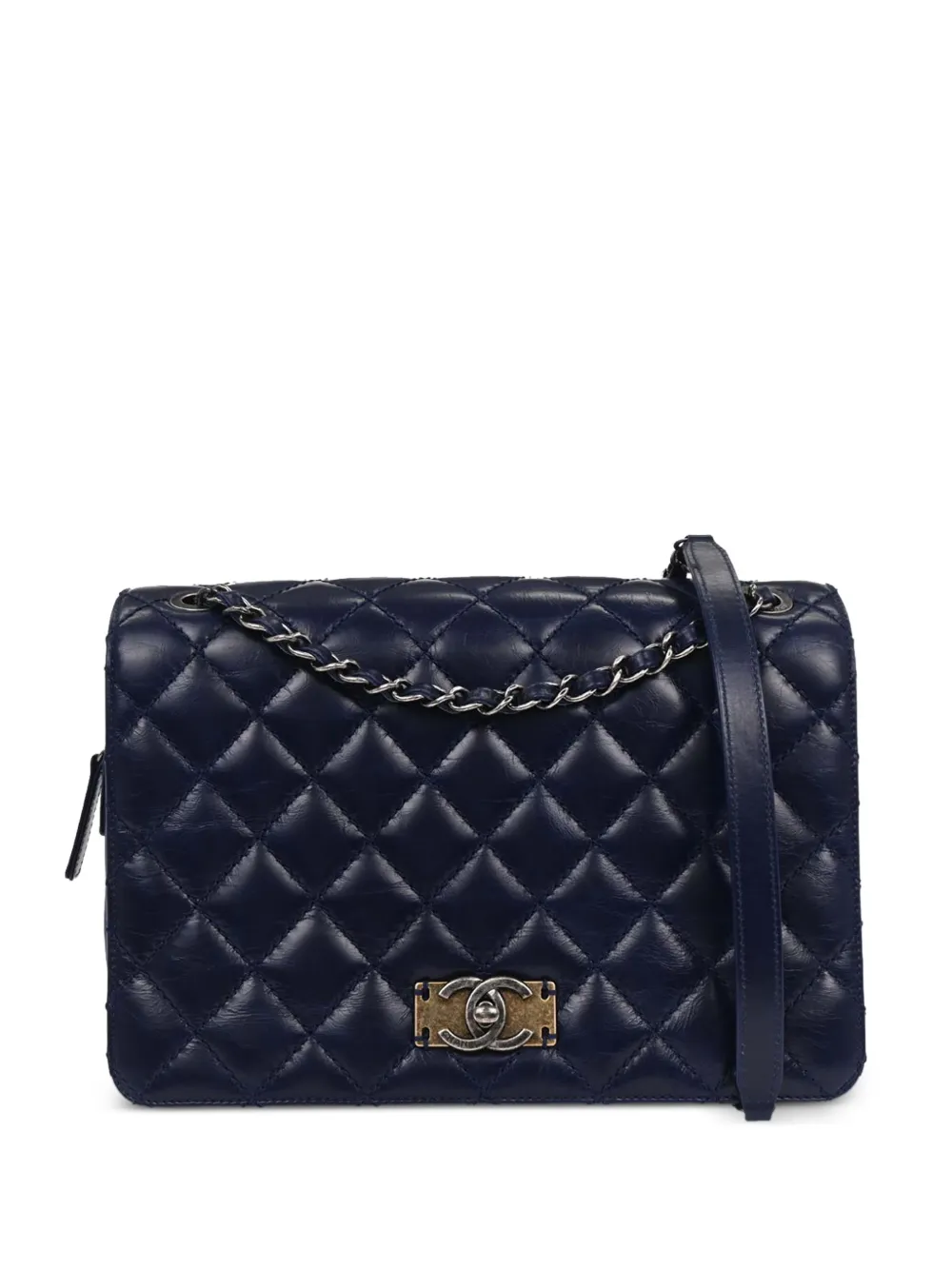 CHANEL Pre-Owned Borsa a spalla matelassé 2016-2017 - Blu
