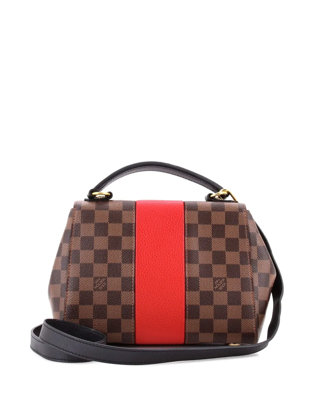 LOUIS VUITTON Pre-owned Bond Street Handbag Damier With Leather Bb Satchel In Brown