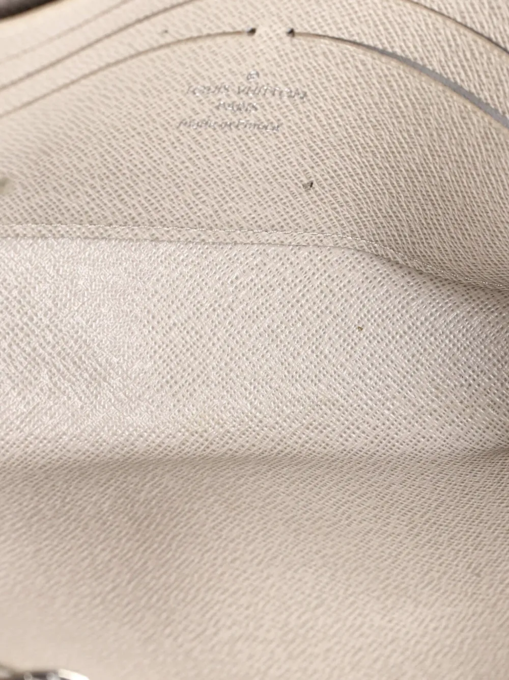 Pre-owned Louis Vuitton Twist Chain Wallet Epi Leather Crossbody Bag In Blue