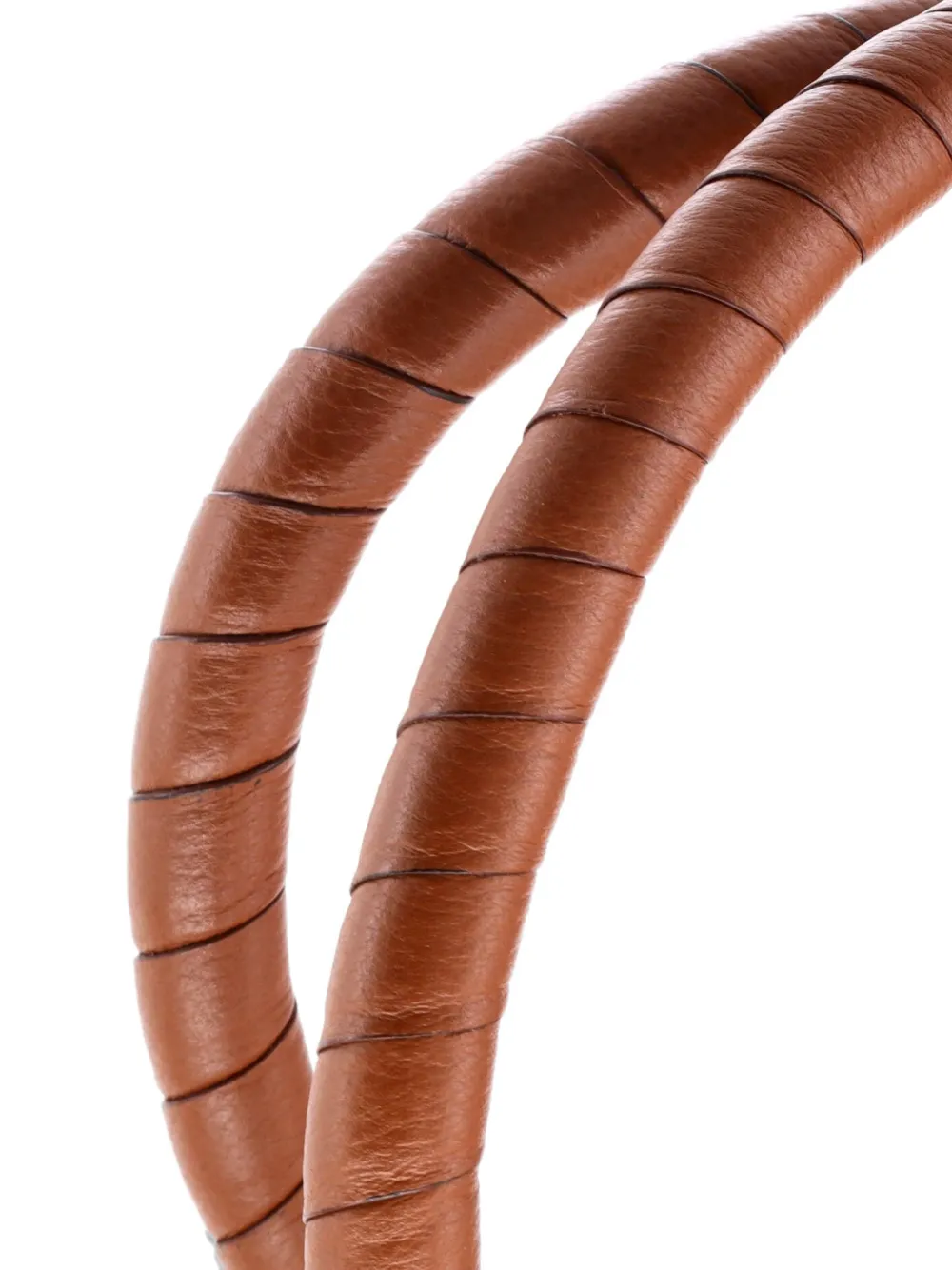 Pre-owned Chloé Marcie Satchel Leather And Suede Small Shoulder Bag In Brown