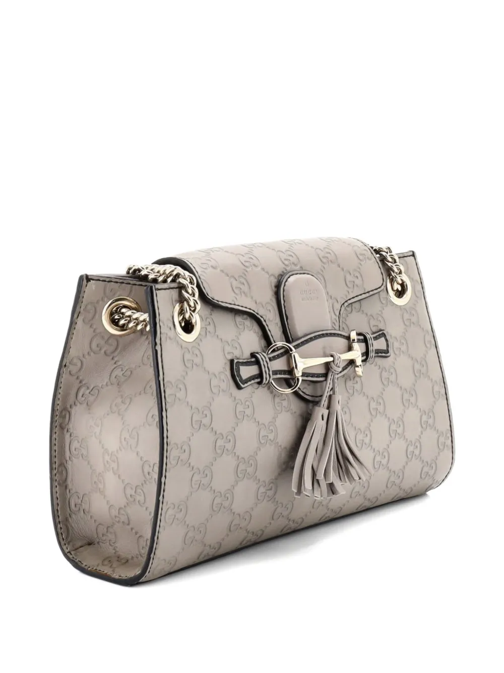 Emily Chain Flap Guccissima Leather Small Shoulder Bag