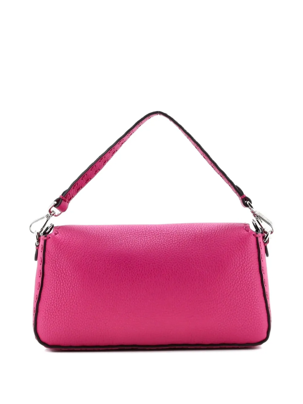 FENDI Pre-owned Selleria Baguette Nm Bag Leather Medium Shoulder Bag In Purple