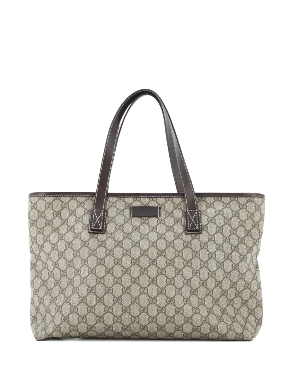 Gucci Pre-Owned Plus GG Coated Canvas with Leather Medium tote bag | marrón | Image 1