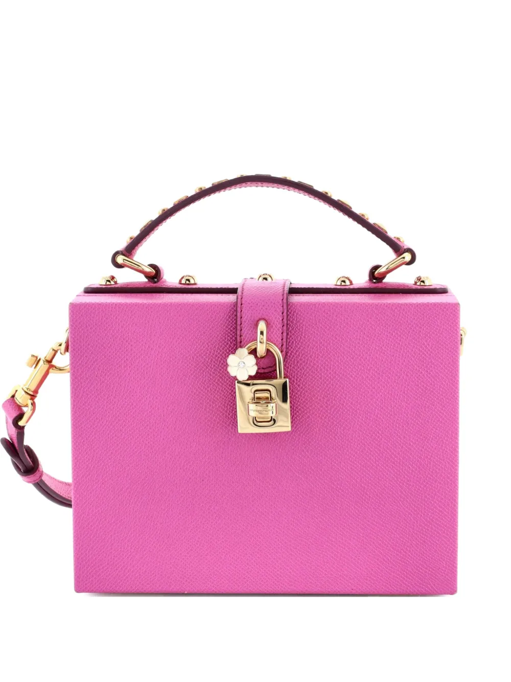 Dolce & Gabbana Pre-Owned Treasure Box Bag Leather Small satchel - Rosa