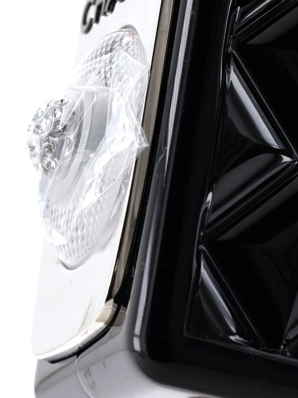 Pre-owned Chanel Traffic Light Minaudiere Resin With Metal And Crystals Shoulder Bag In Black