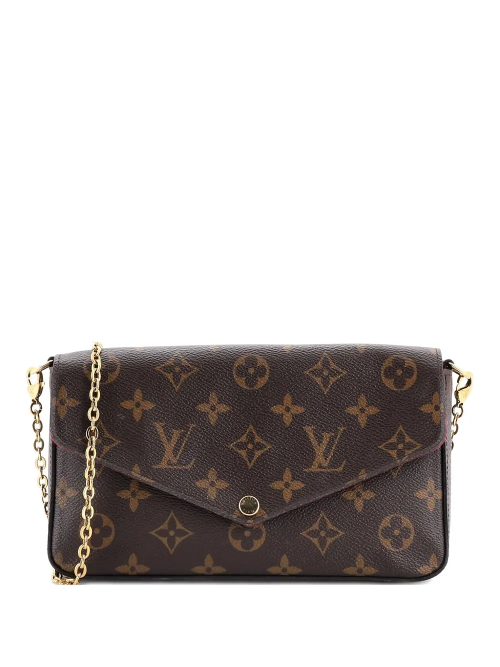 Louis Vuitton Pre-Owned Felicie Pochette Monogram Canvas crossbody bag | Brown | Image 1