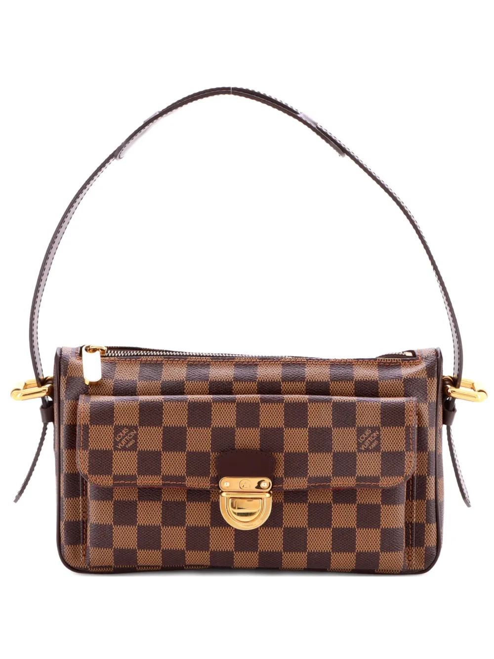 Pre-owned Louis Vuitton Ravello Handbag Damier Gm Shoulder Bag In Brown