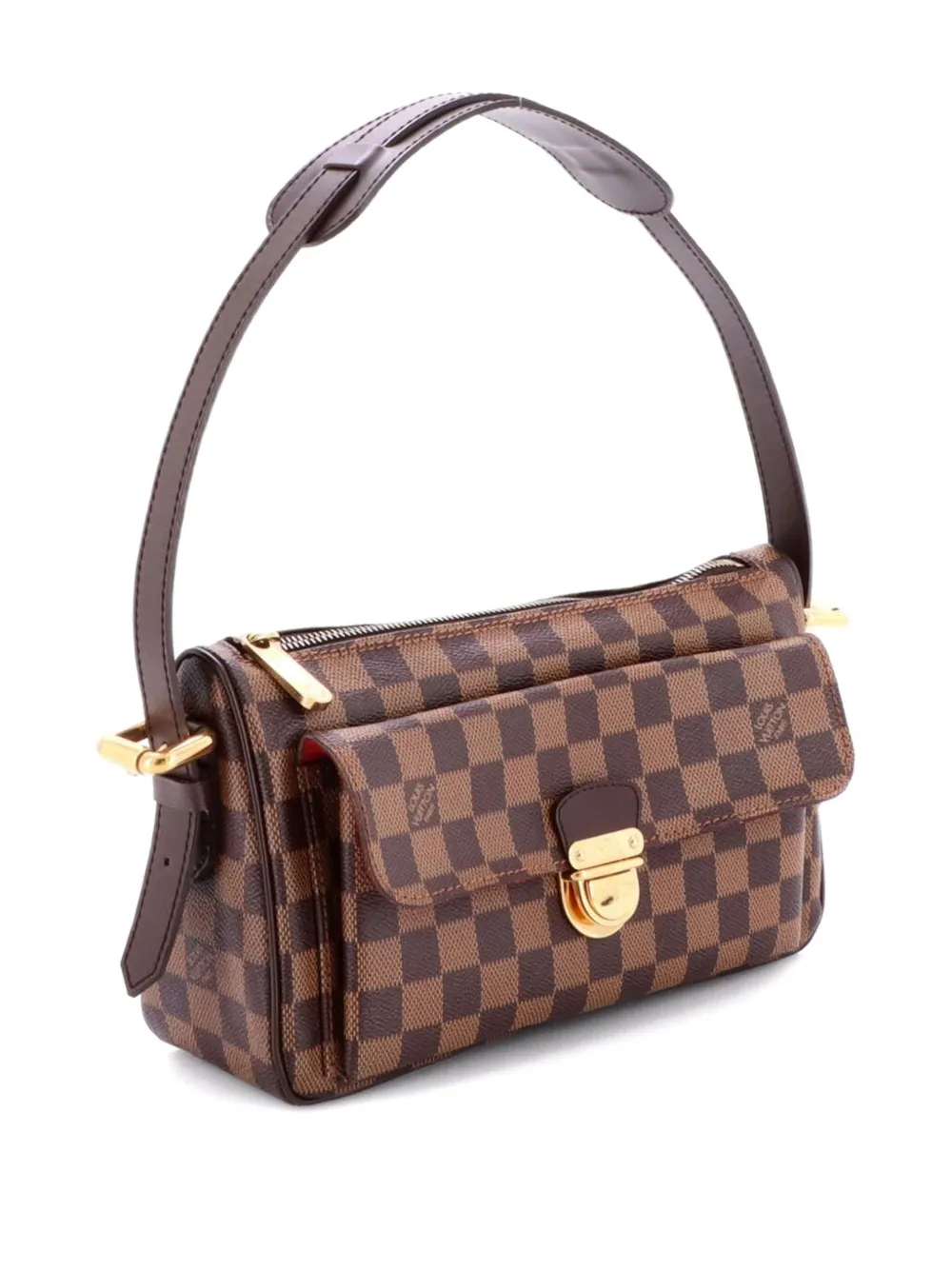 Pre-owned Louis Vuitton Ravello Handbag Damier Gm Shoulder Bag In Brown