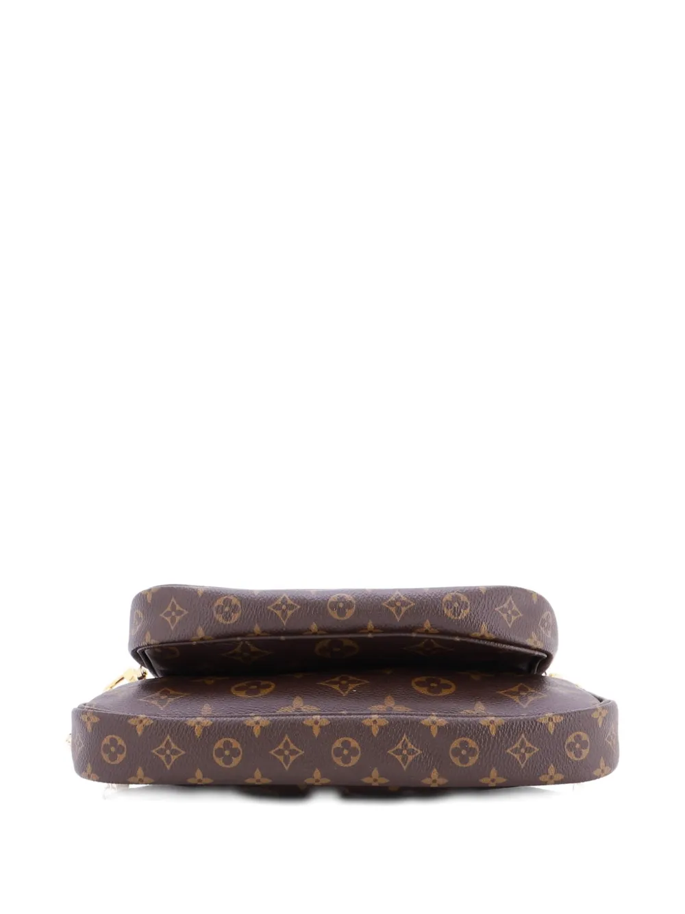 Pre-owned Louis Vuitton Multi Pochette Accessoires Monogram Canvas Crossbody Bag In Brown