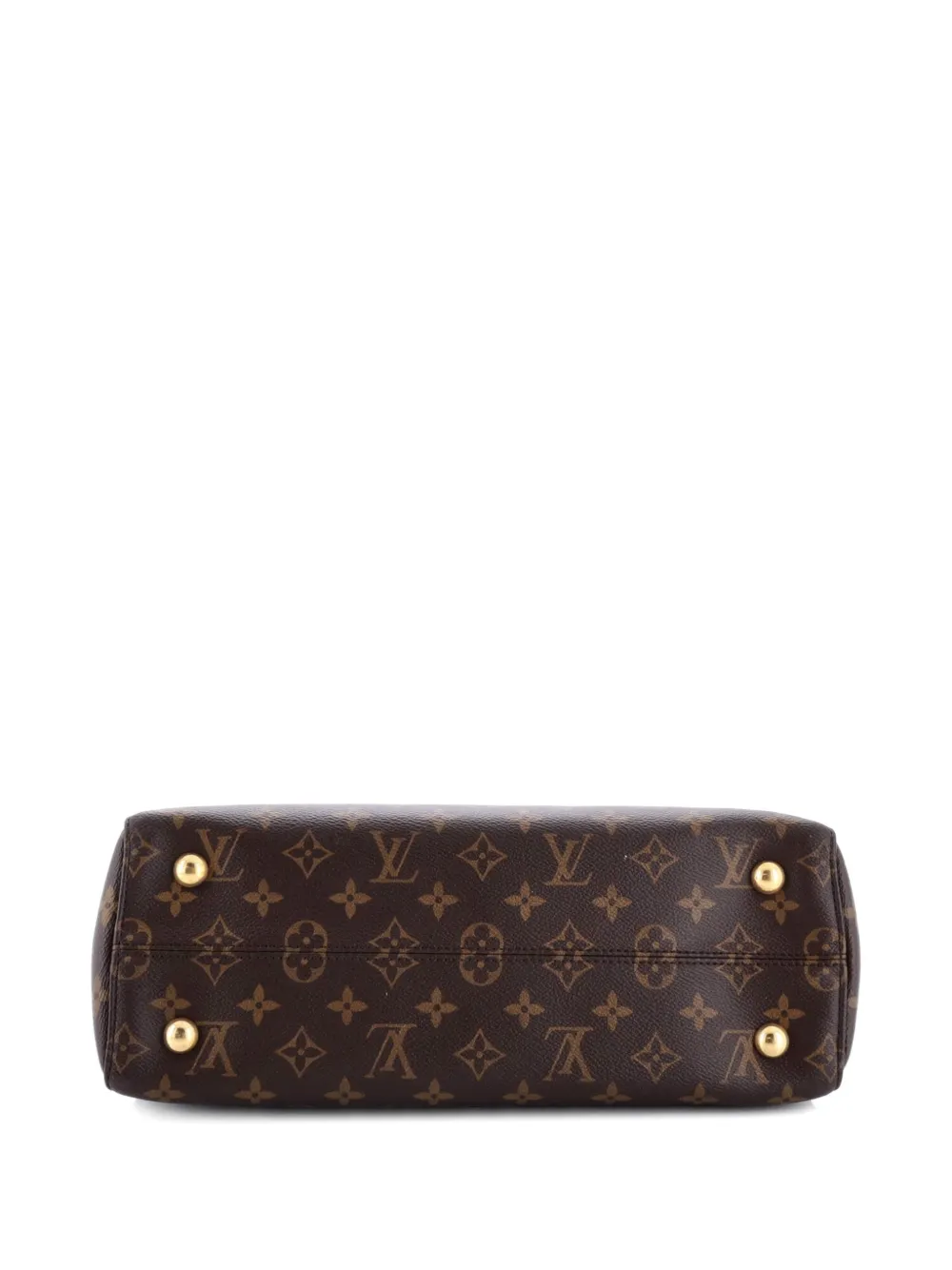 Pre-owned Louis Vuitton Venus Handbag Monogram Canvas And Leather Satchel In Black