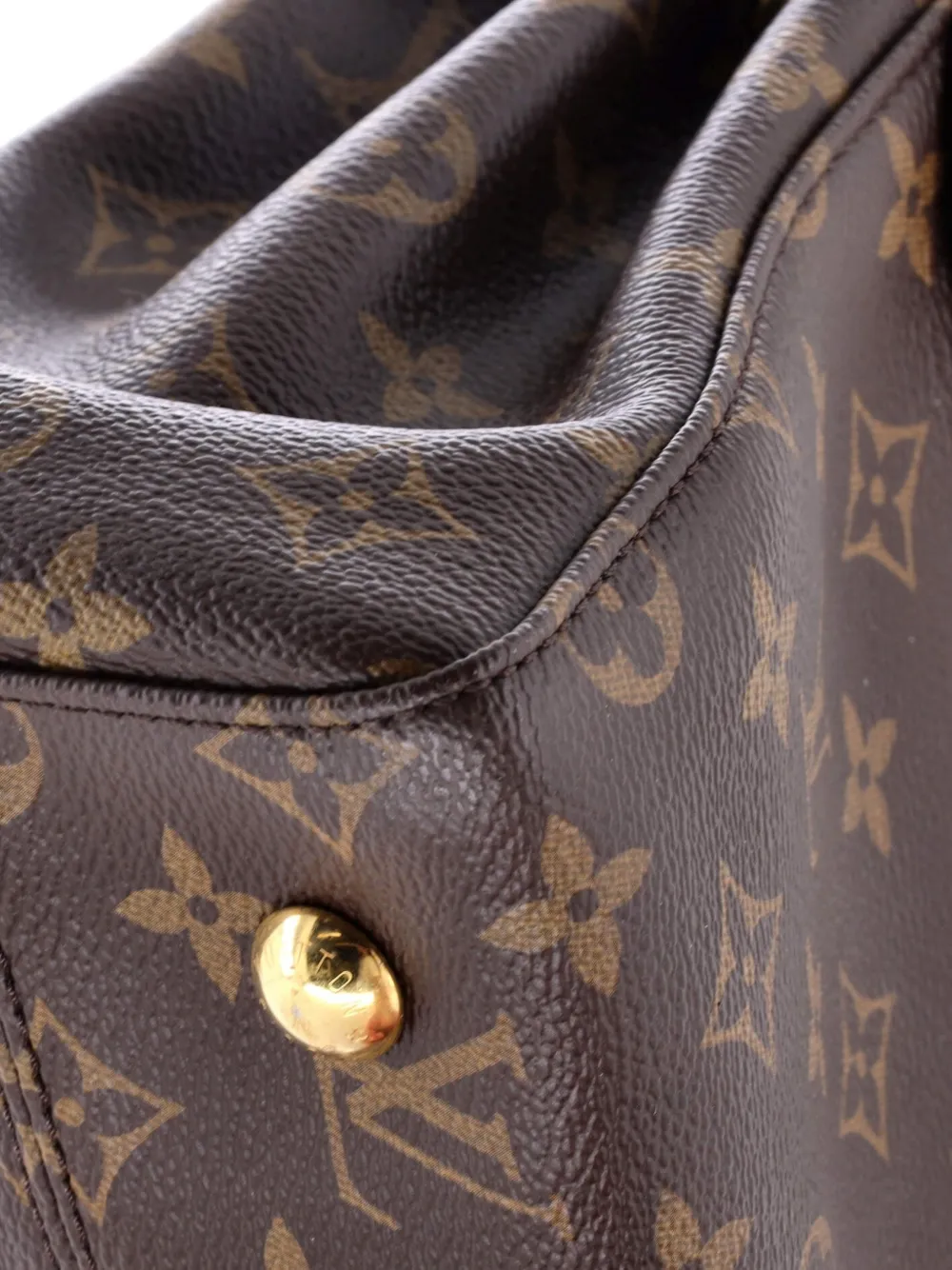 Pre-owned Louis Vuitton Venus Handbag Monogram Canvas And Leather Satchel In Black