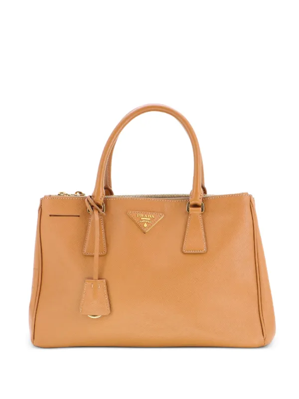 Prada Pre-Owned ダブルジップ ルクス サフィアーノレザー スモール