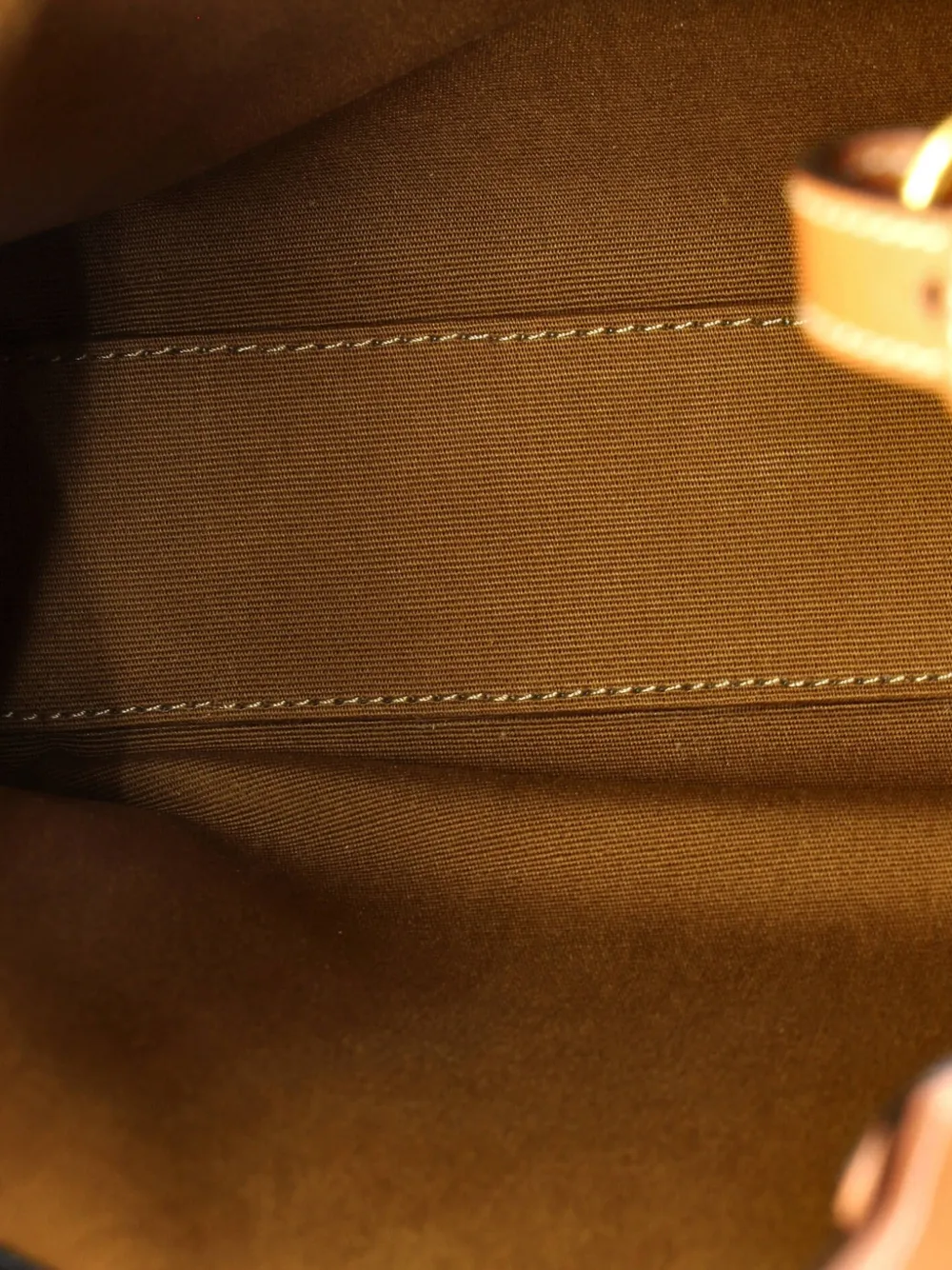 Pre-owned Celine Vertical Cabas Triomphe Coated Canvas Small Tote Bag In Brown