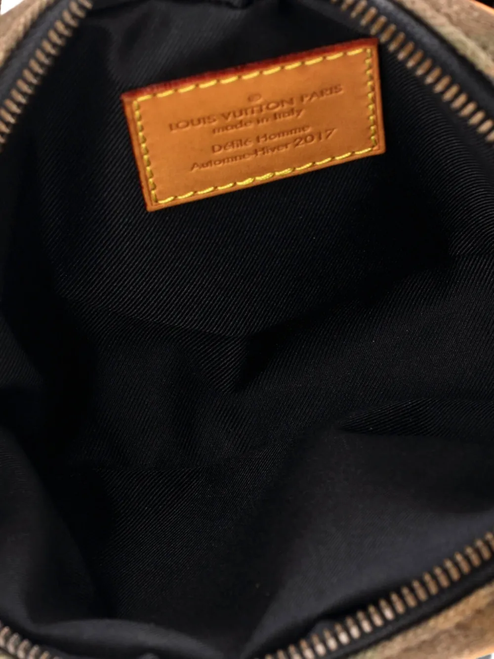 LOUIS VUITTON Pre-owned Bum Bag Limited Edition Supreme Camouflage Canvas Belt Bag In Brown