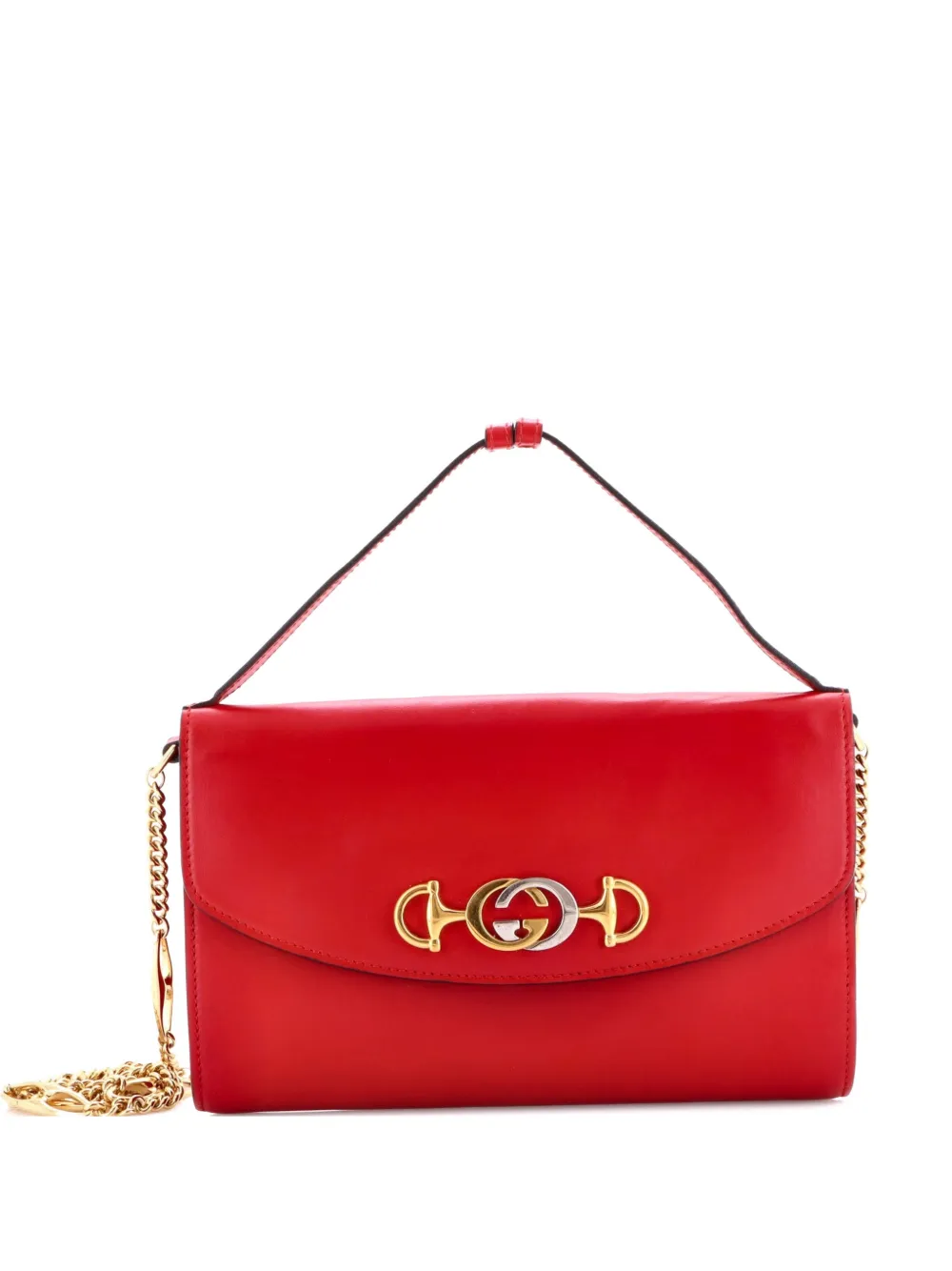 Gucci Pre-Owned Zumi Leather Small shoulder bag - Rosso