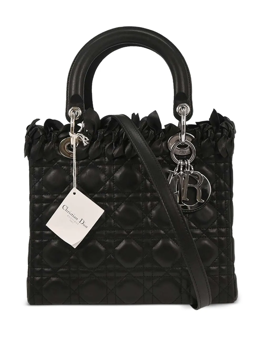 Christian Dior Pre-Owned 2011 Lady Dior tote bag - Nero