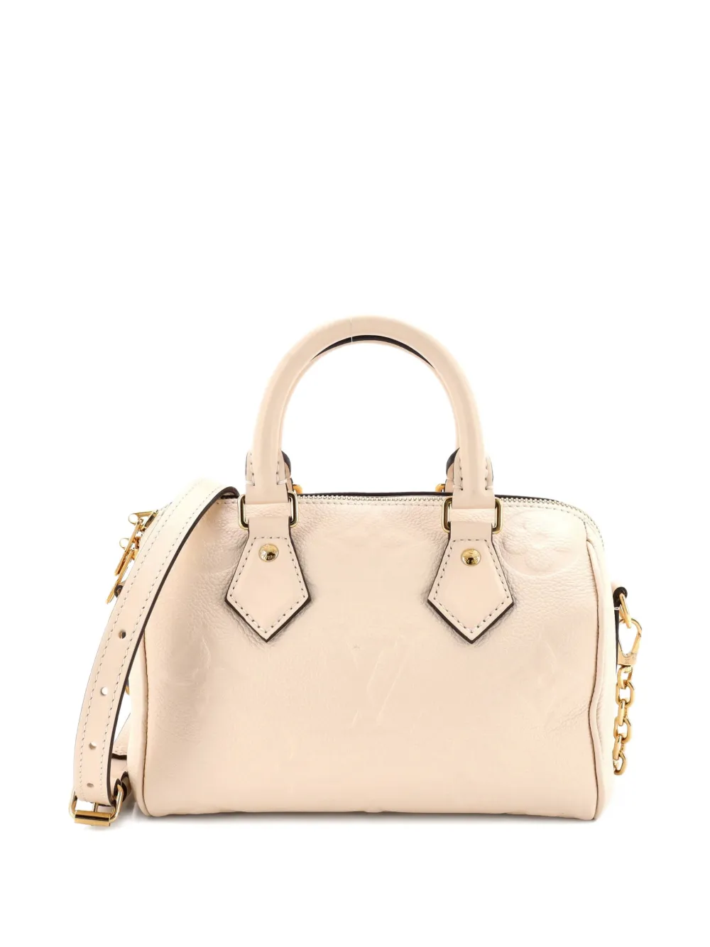 LOUIS VUITTON Pre-owned Speedy Bandouliere Bag Monogram Empreinte Giant 20 Crossbody Bag In Neutral