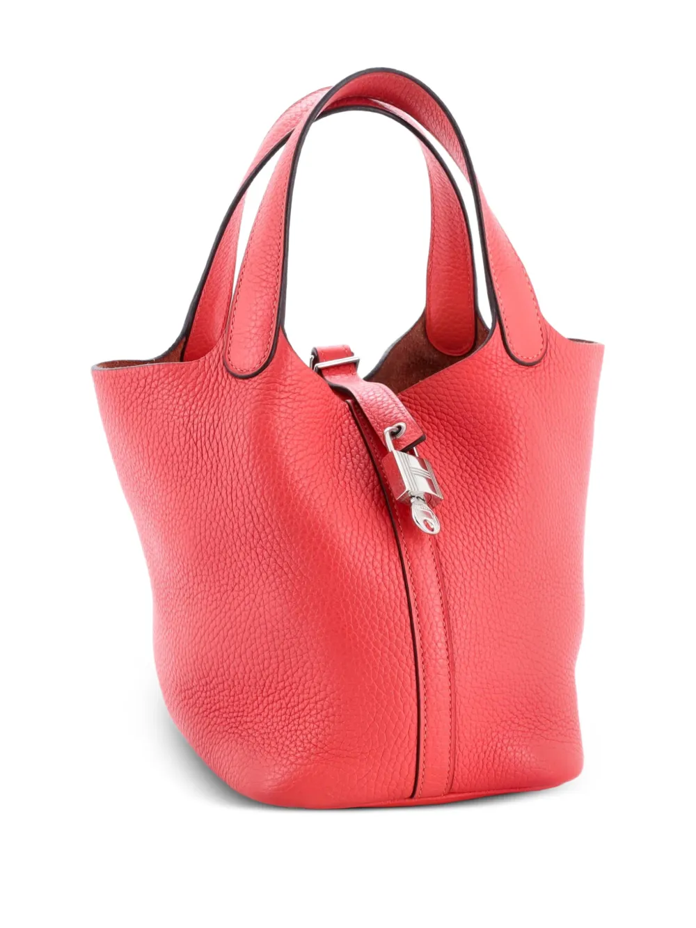 Hermès Pre-Owned Picotin Lock Bag Clemence PM bucket bag | Red | Image 1
