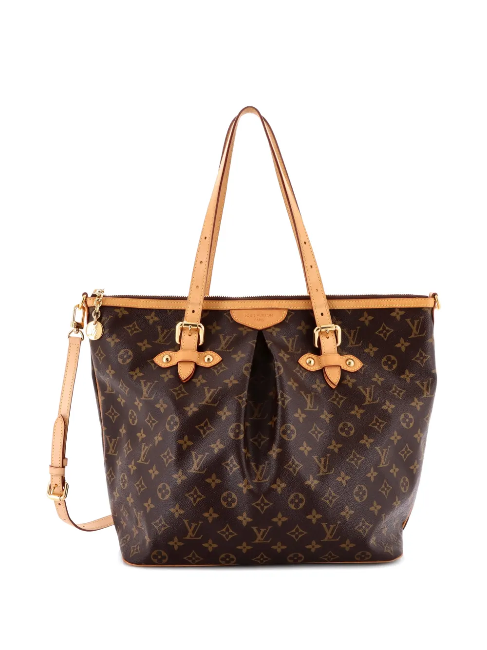 Pre-owned Louis Vuitton Palermo Handbag Monogram Canvas Gm Tote Bag In Brown