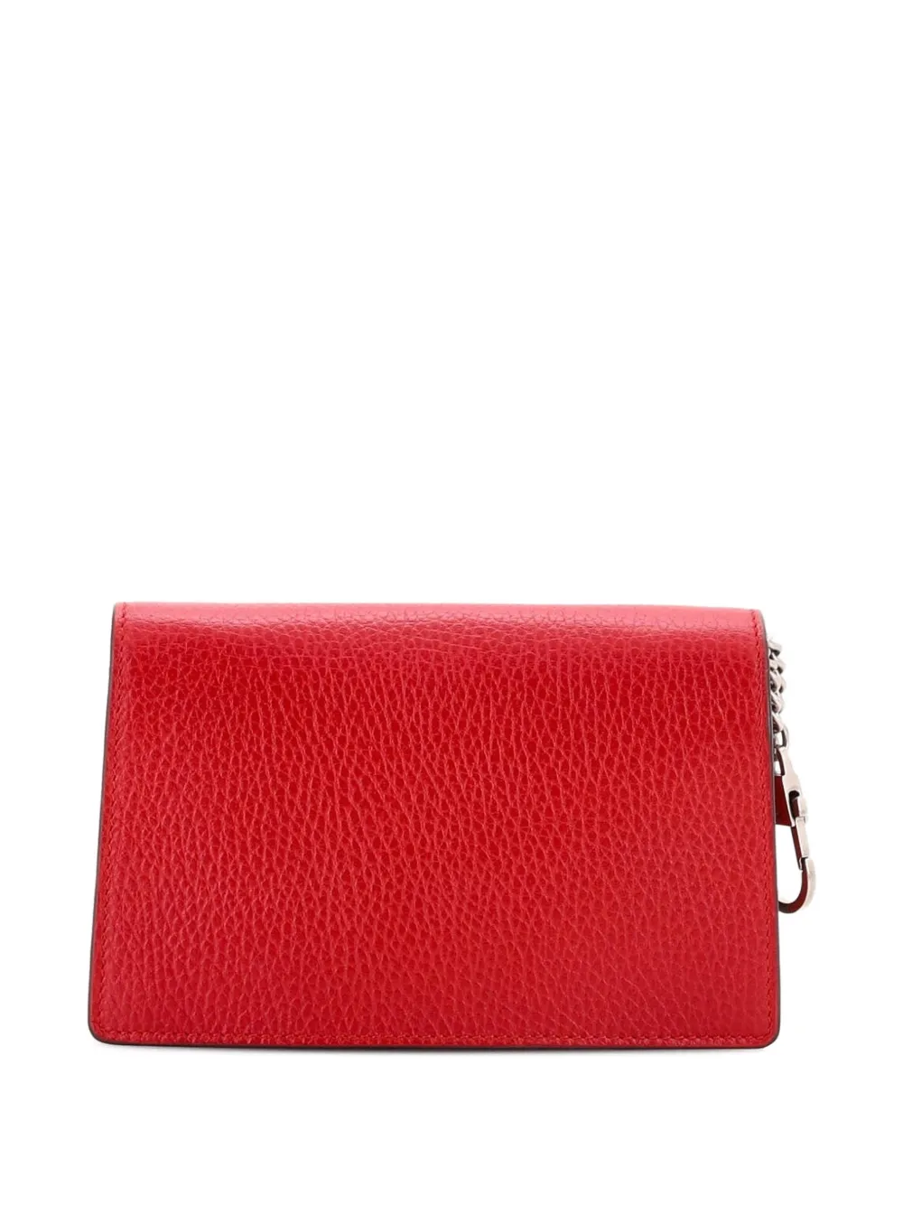 GUCCI Pre-owned Dionysus Bag Leather Super Mini Clutch Bag In Red