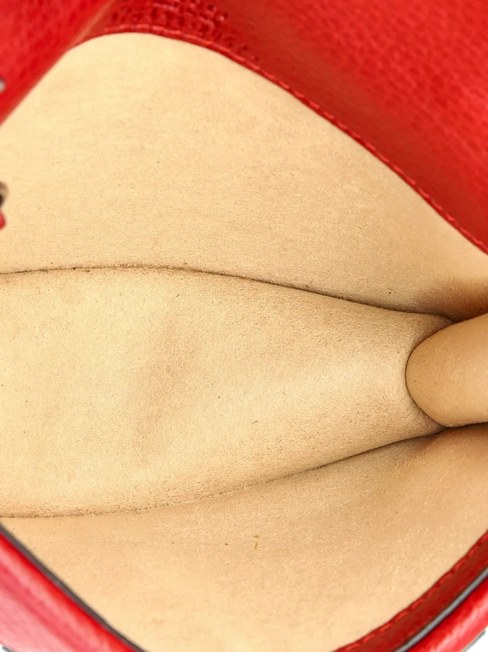 GUCCI Pre-owned Dionysus Bag Leather Super Mini Clutch Bag In Red