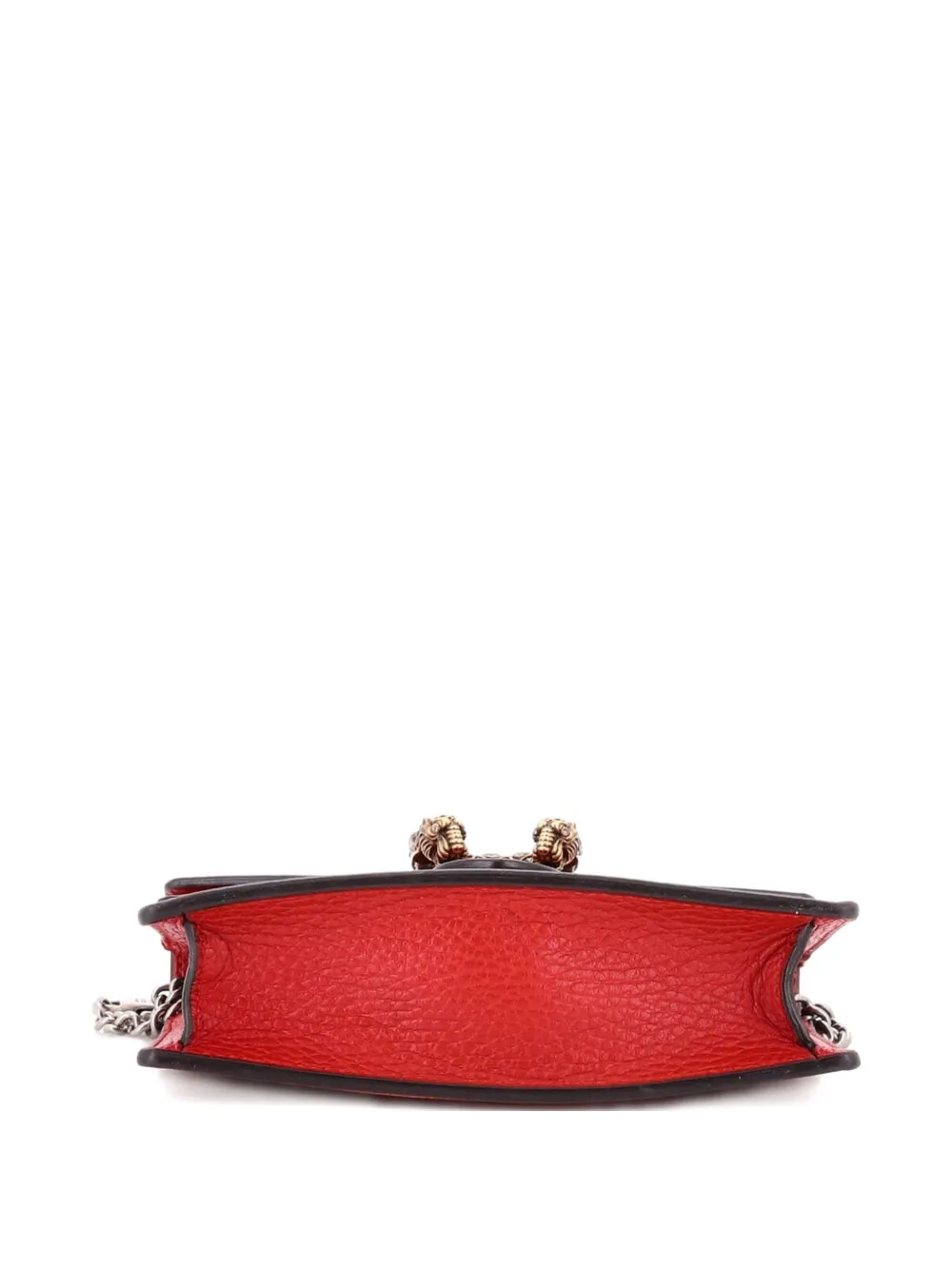 GUCCI Pre-owned Dionysus Bag Leather Super Mini Clutch Bag In Red