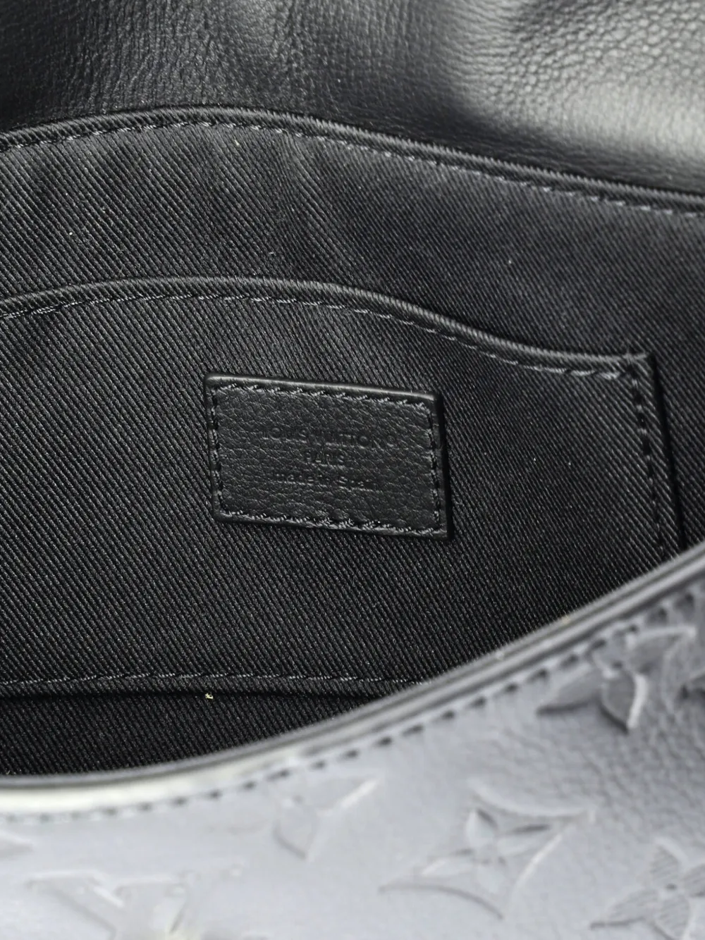 LOUIS VUITTON Pre-owned Pulse Wearable Wallet Monogram Shadow Leather Belt Bag In Black