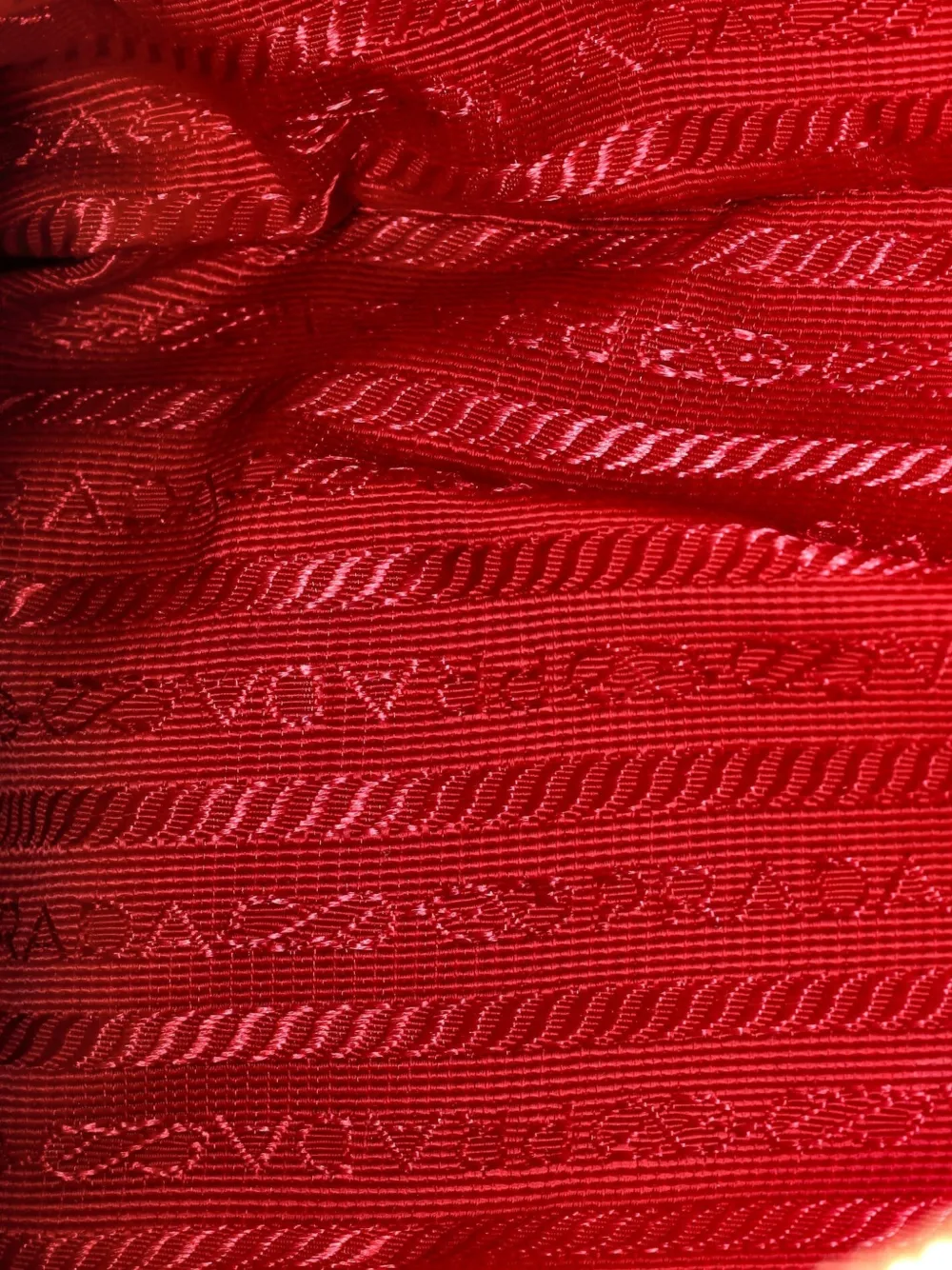 PRADA Pre-owned Double Zip Lux Vernice Saffiano Leather Mini Tote Bag In Red