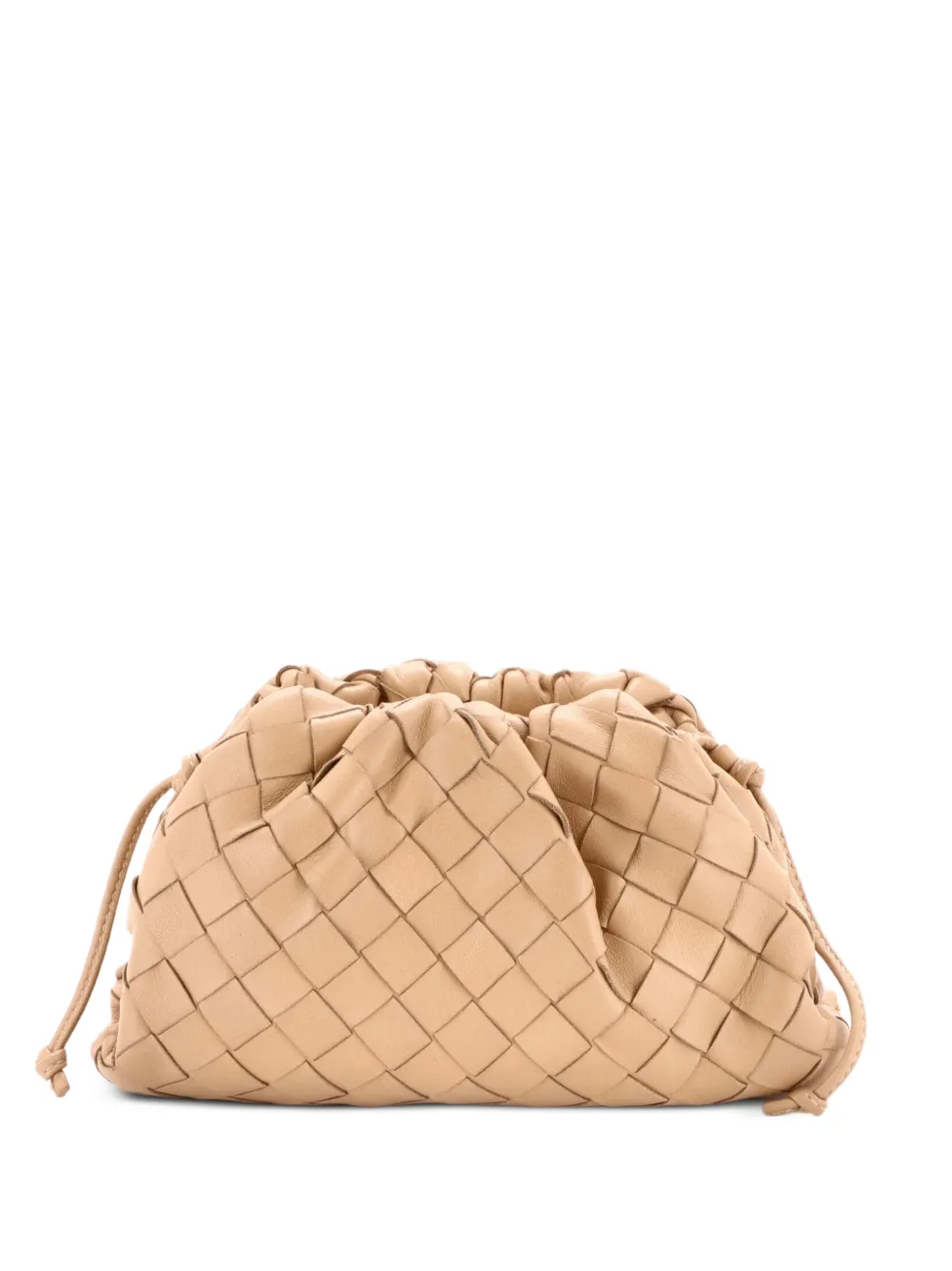 Bottega Veneta Pre-Owned The Pouch Intrecciato Nappa Mini crossbody bag - Toni neutri