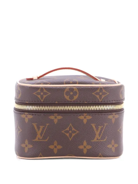 Louis Vuitton Pre-Owned bolsa de mano Vanity Nice nano de lona con monograma
