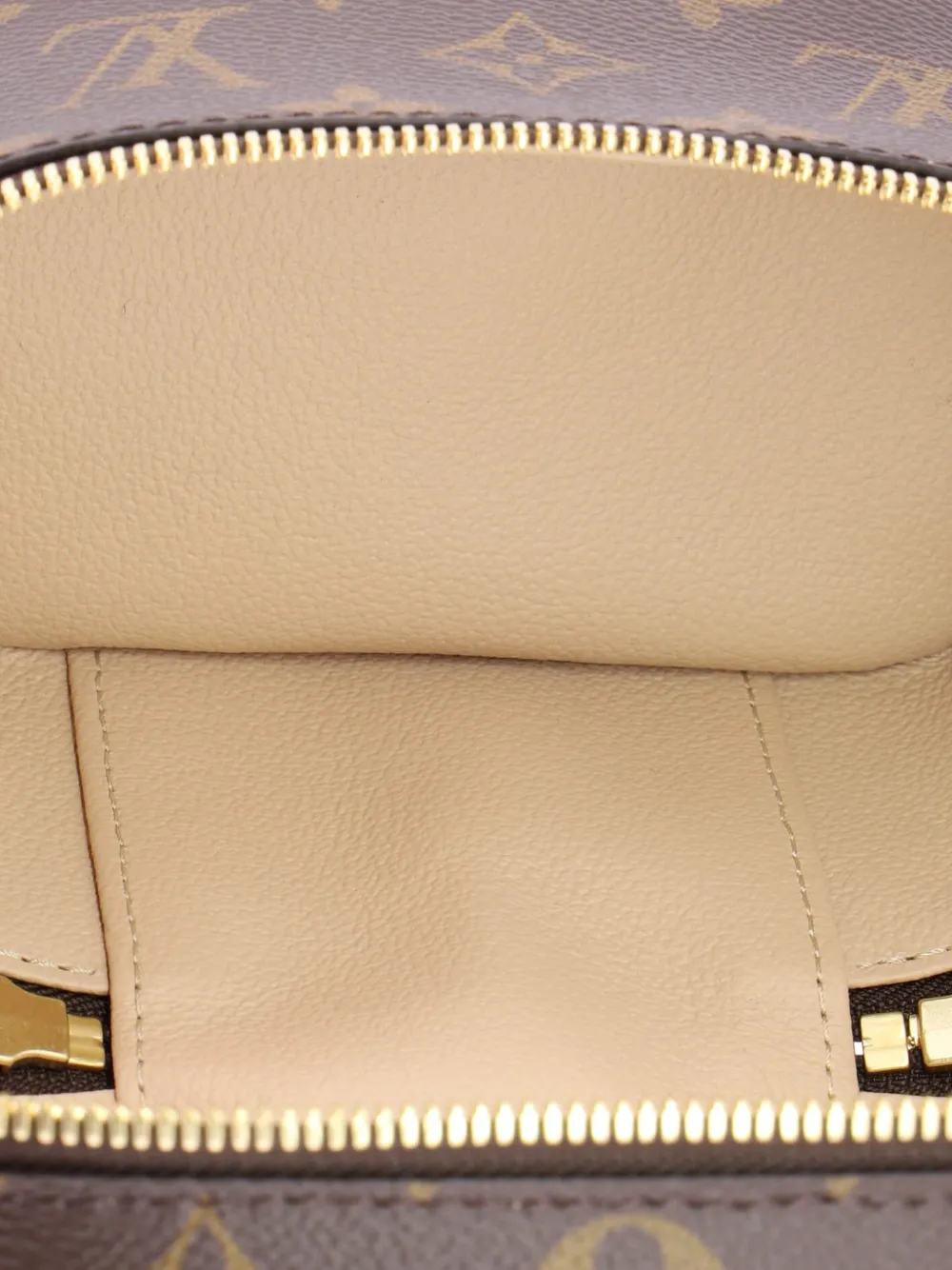 LOUIS VUITTON Pre-owned Nice Vanity Case Monogram Canvas Nano Pouch In Brown