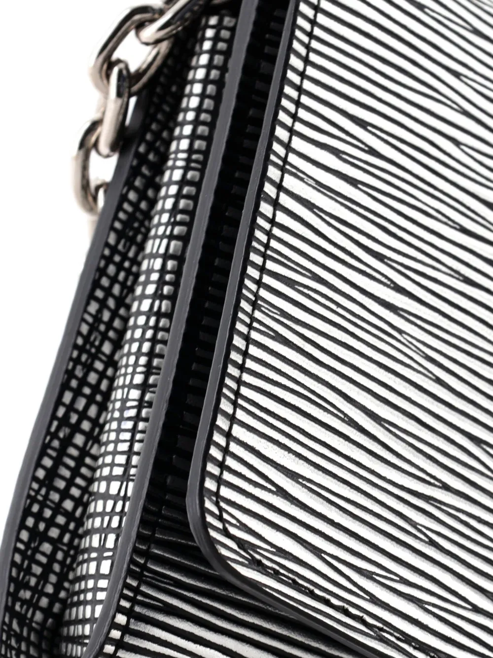 Pre-owned Louis Vuitton Twist Chain Wallet Epi Leather Crossbody Bag In Green