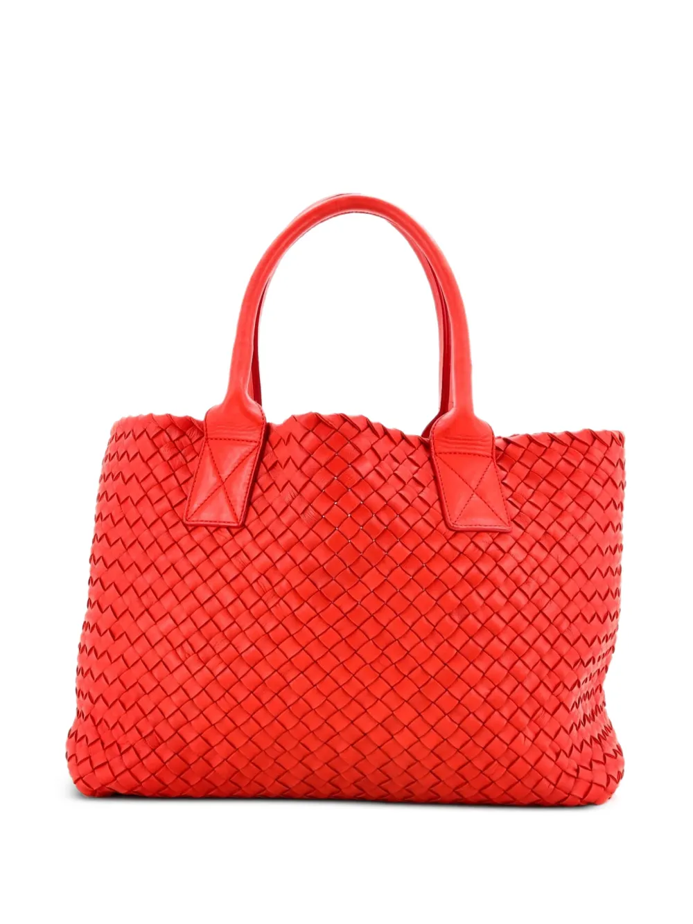 Bottega Veneta Pre-Owned Cabat Intrecciato Nappa Small tote bag - Rot