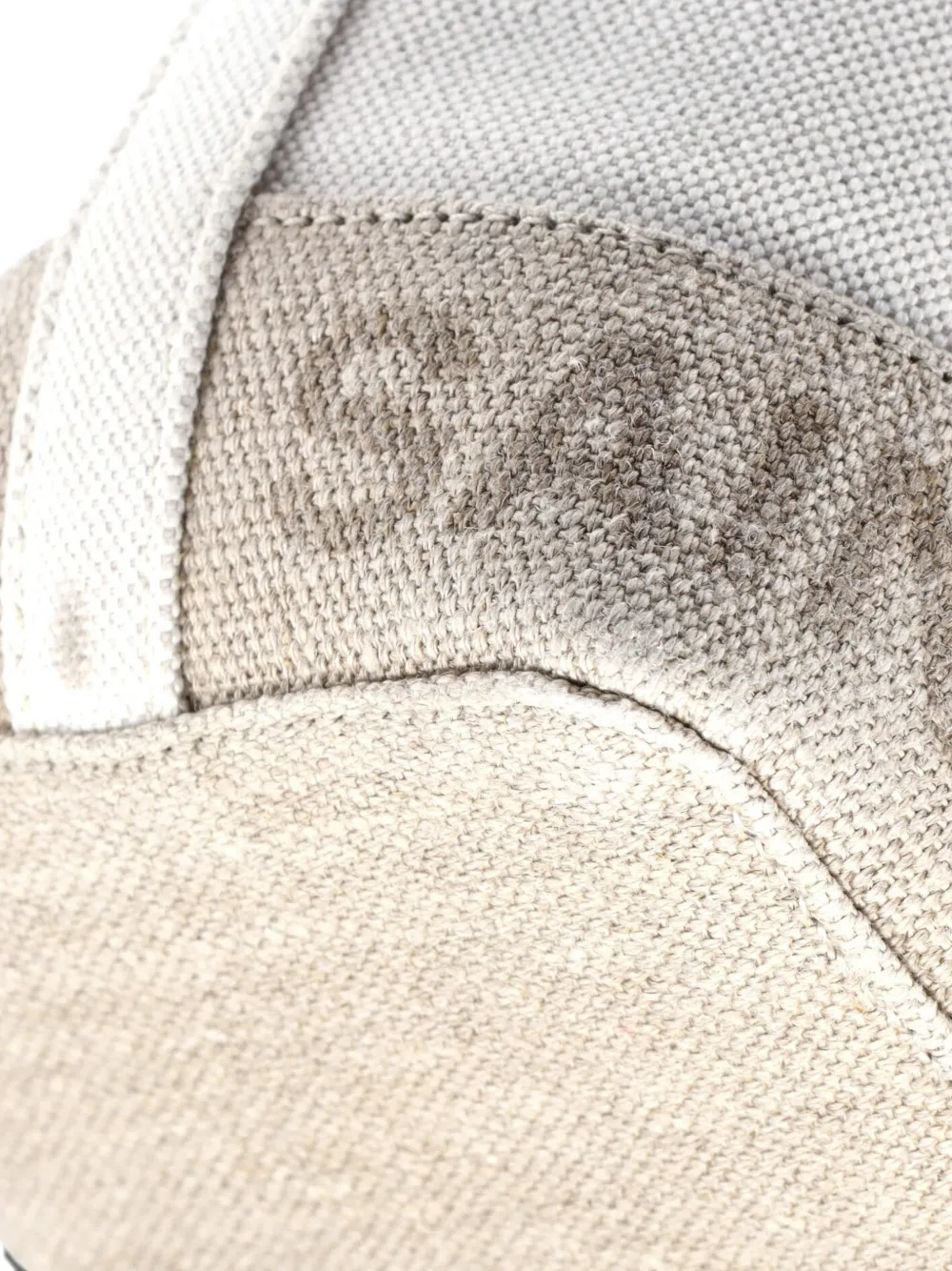 SAINT LAURENT Pre-owned Rive Gauche Canvas Mini Bucket Bag In Neutral