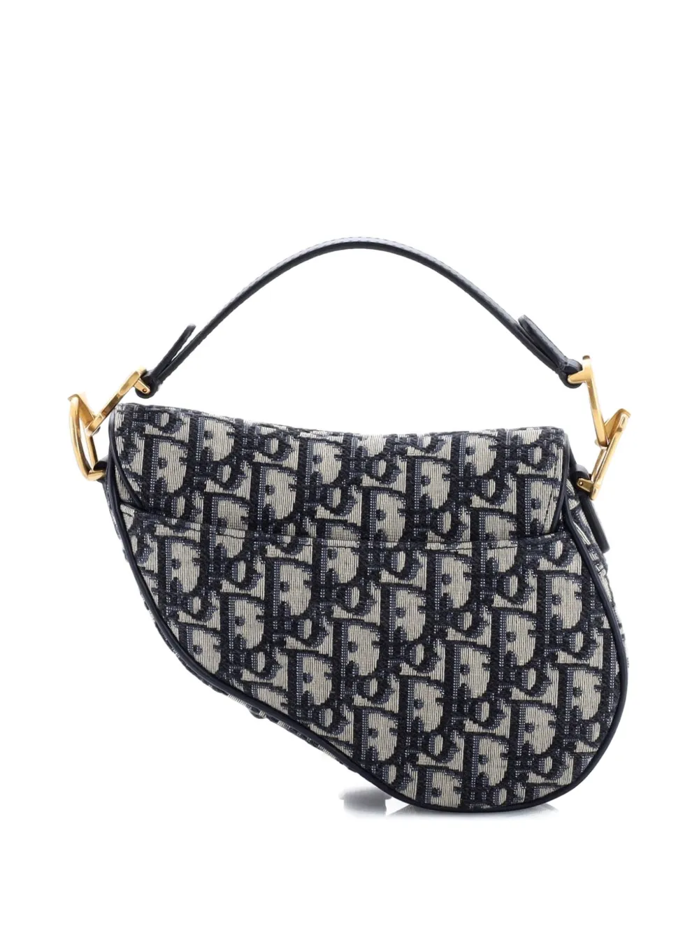 Christian Dior Pre-Owned Saddle Handbag with Strap Oblique Canvas Mini shoulder bag | Pre-Owned | Image 2