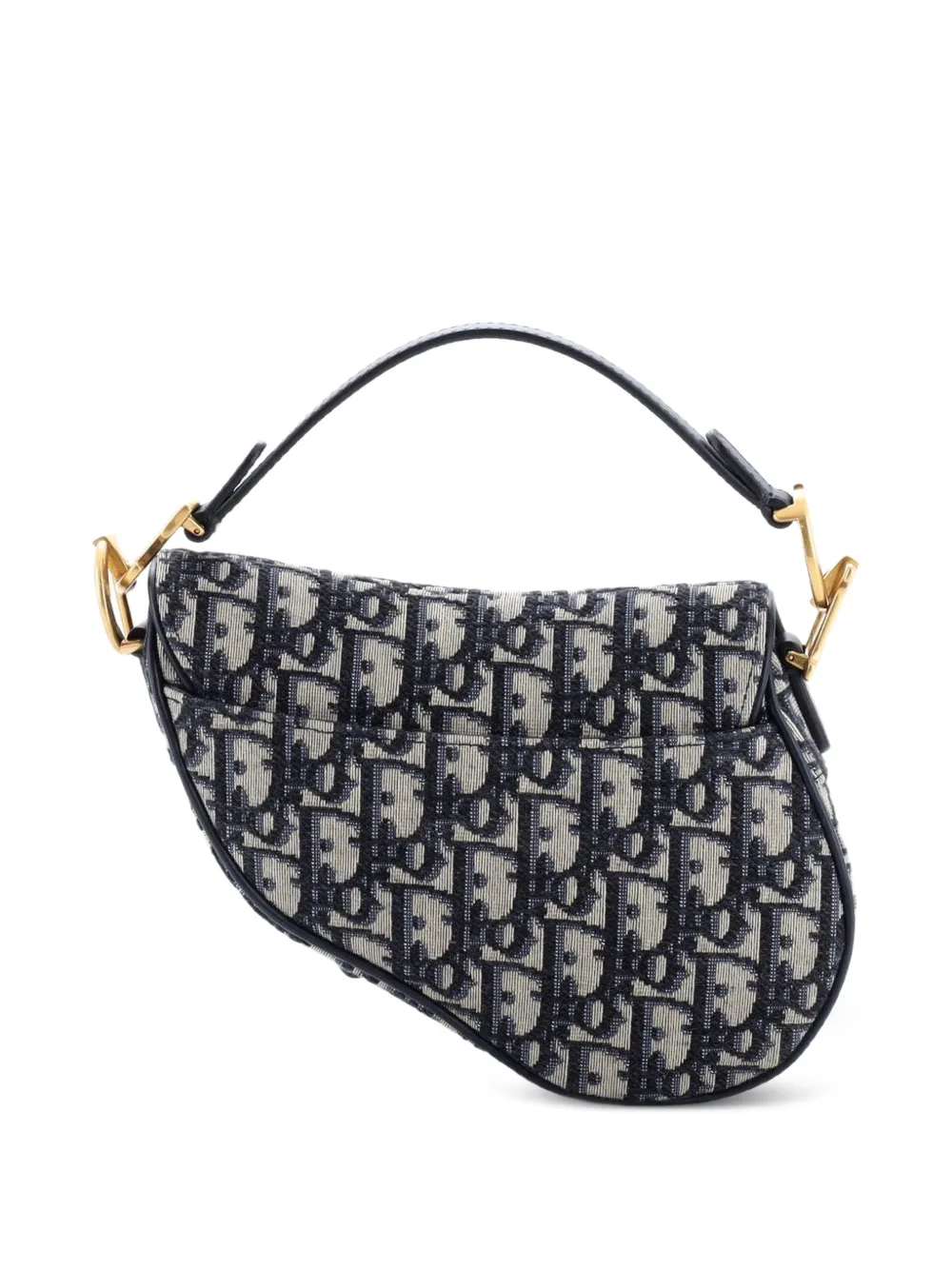 Christian Dior Pre-Owned Saddle Handbag with Strap Oblique Canvas Mini shoulder bag | Pre-Owned | Image 2