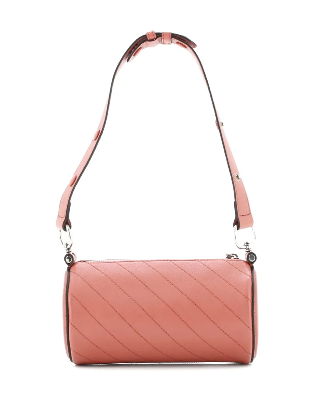  Gucci Pre-owned Blondie Diagonal Quilted Leather Mini Shoulder Bag - Pink 