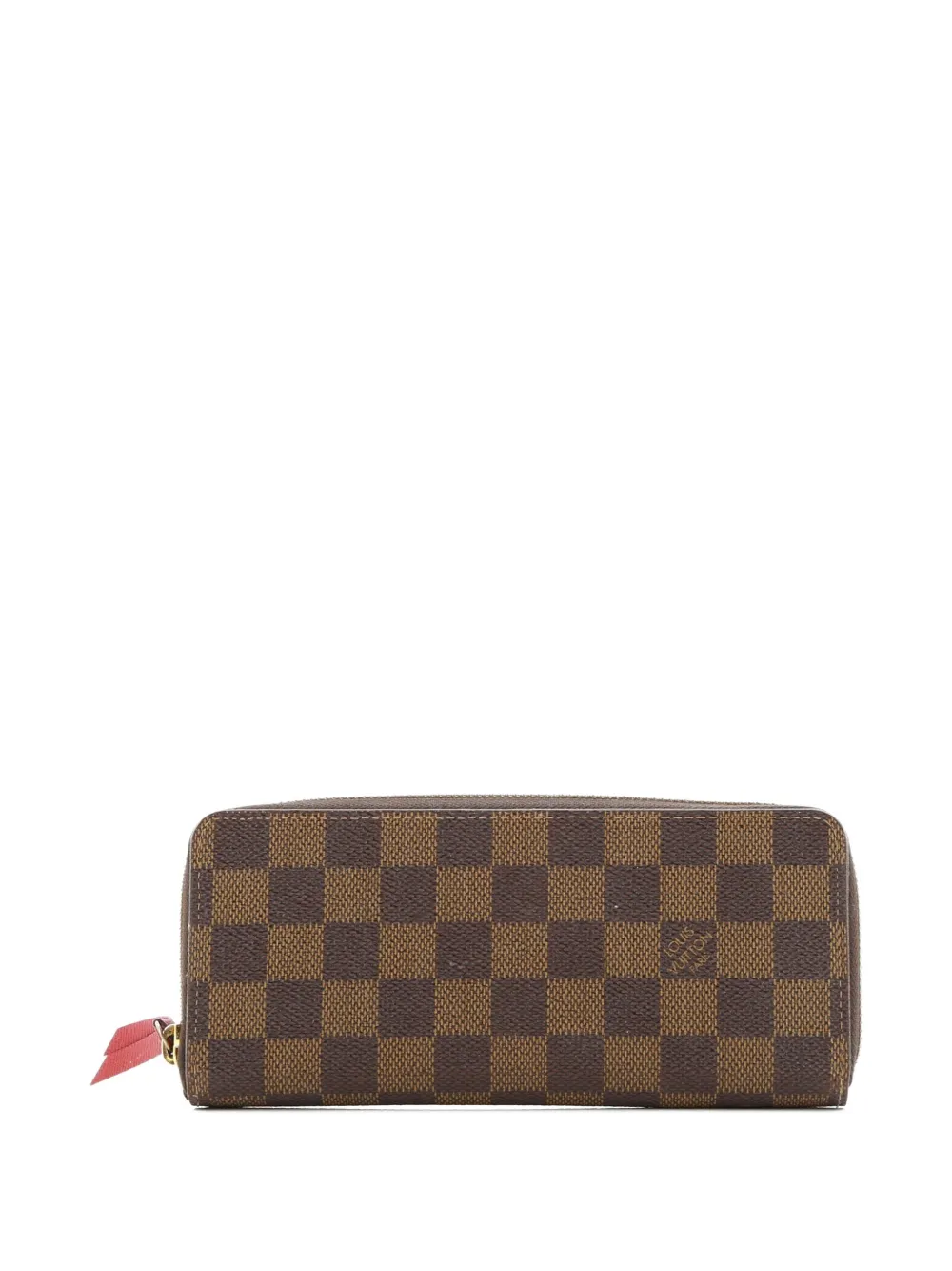 Pre-owned Louis Vuitton Clemence Wallet Damier Small Wallets In Brown