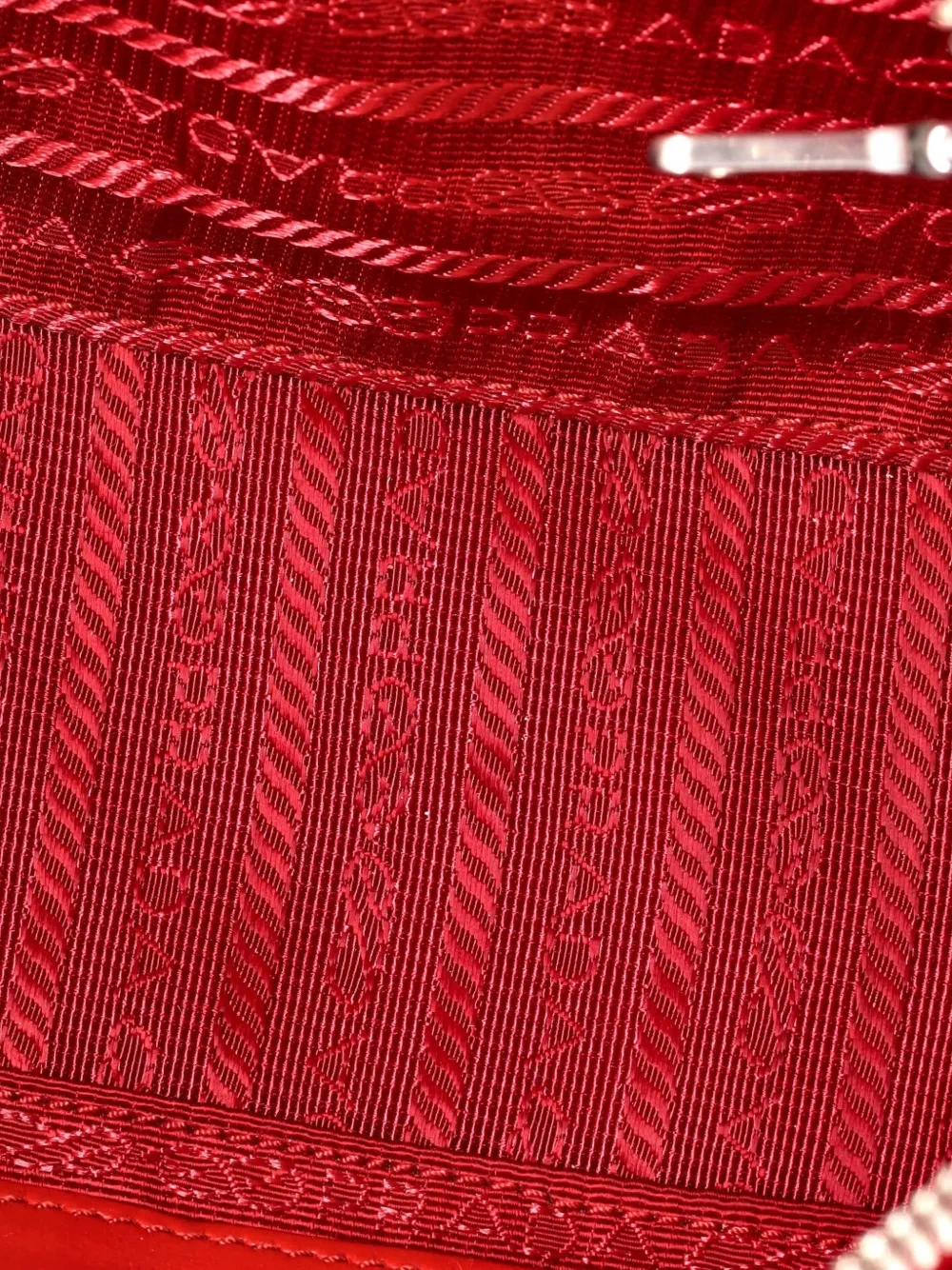 Click to view more detailed imagery on our partner's website Pre-owned Prada Camera Bag Diagramme Quilted Leather Small Crossbody Bag In Red