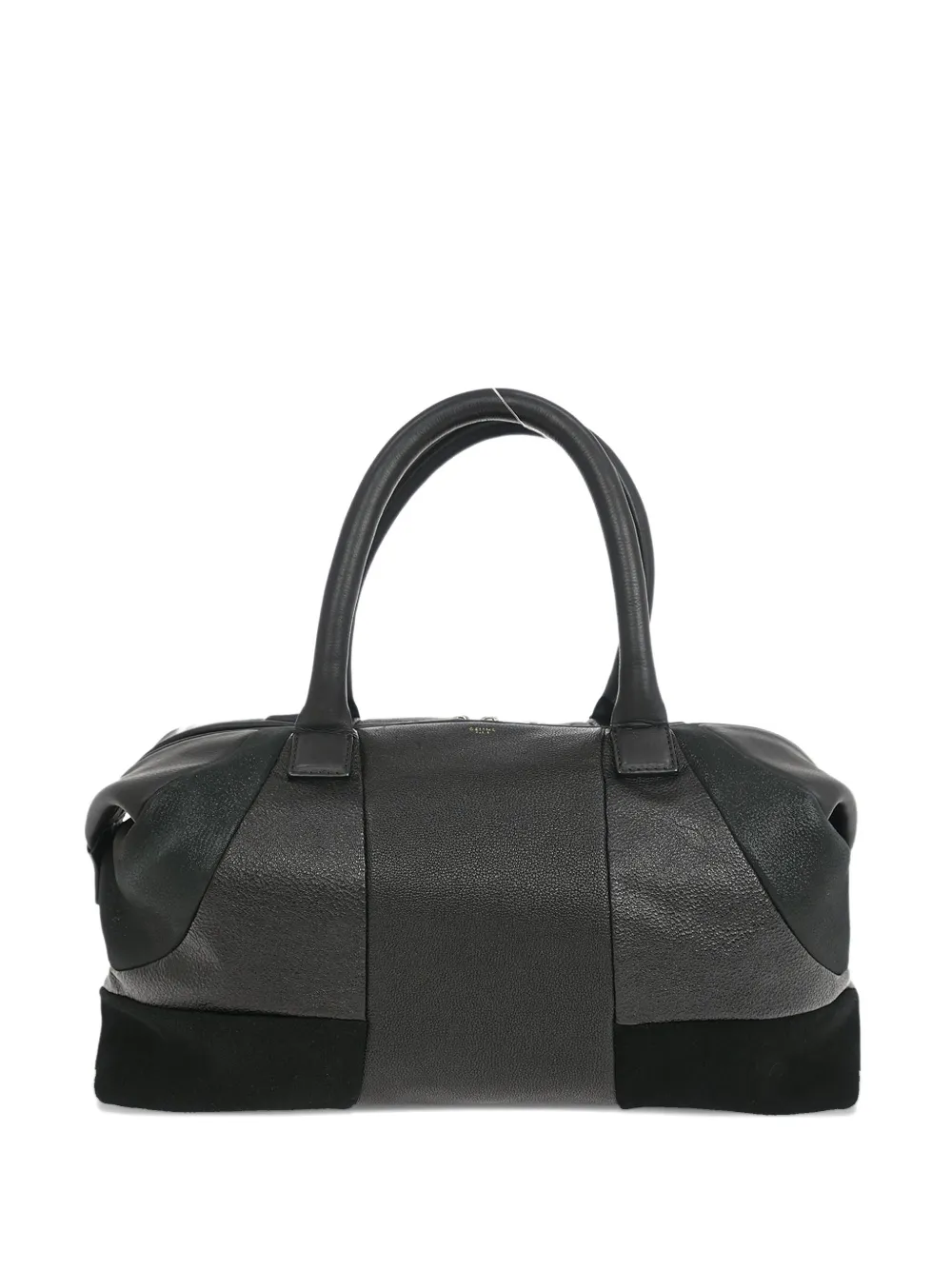 Celine Pre-Owned 2010s panelled leather tote bag - Nero