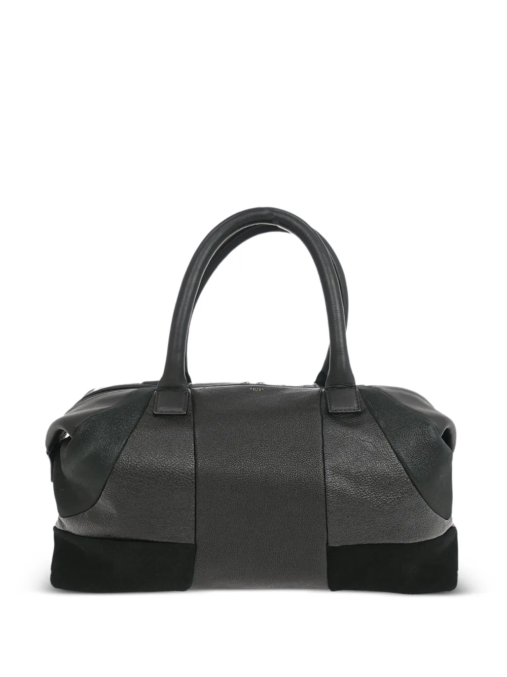 Celine Pre-Owned 2010s panelled leather tote bag - Nero