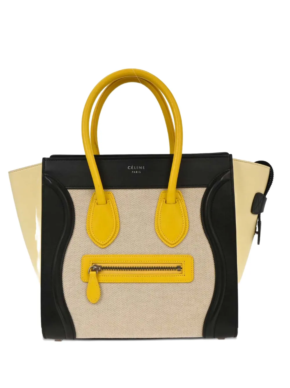 Celine Pre-Owned 2015 micro Luggage tote bag - Toni neutri