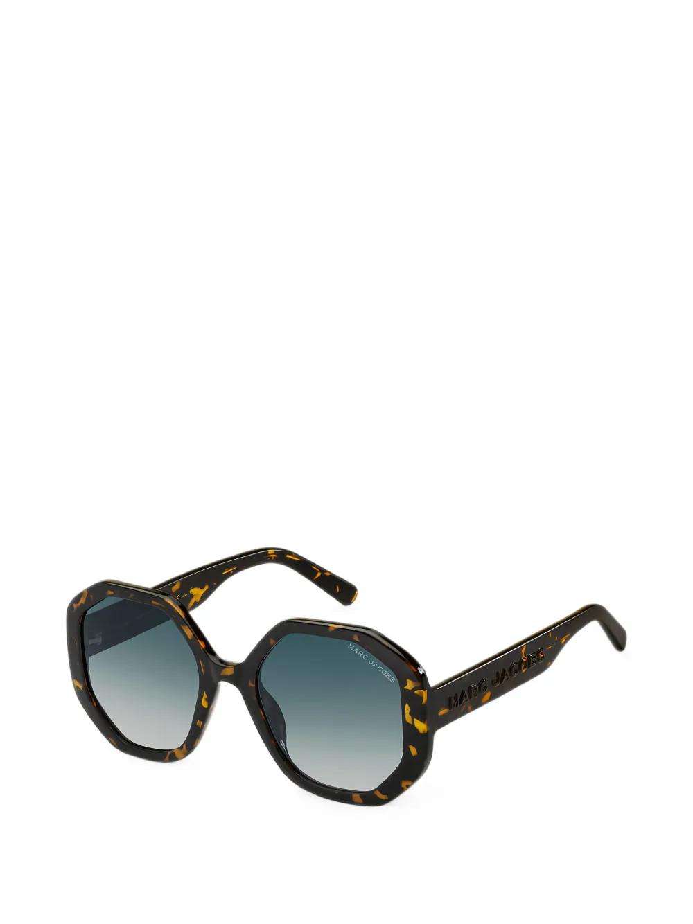 Marc Jacobs Eyewear Zonnebril met geometrisch montuur Bruin